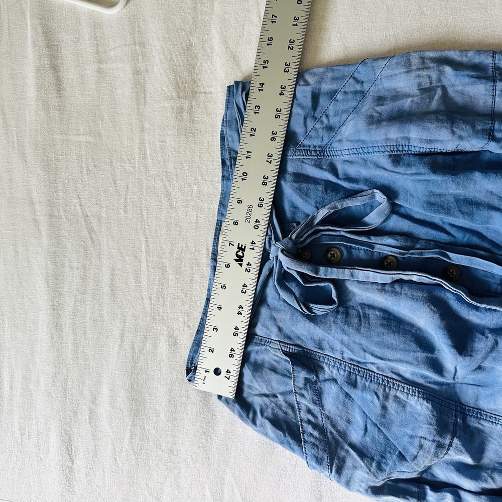 Anthropologie‎ Maeve Effortless Skirt Big Pockets Corduroy Women's 2 Blue - Picture 11 of 12